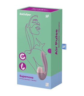 SATISFYER SUPERNOVA ESTIMULADOR Y VIBRADOR ROSA