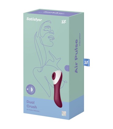 SATISFYER DUAL CRUSH ESTIMULADOR Y VIBRADOR