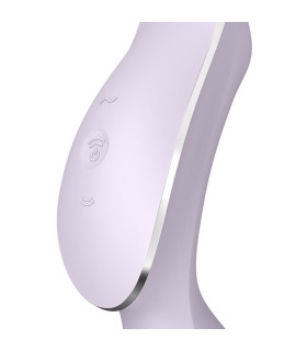SATISFYER CURVY TRINITY 2 ESTIMULADOR Y VIBRADOR MORADO
