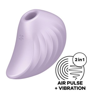 SATISFYER PEARL DIVER ESTIMULADOR Y VIBRADOR VIOLETA