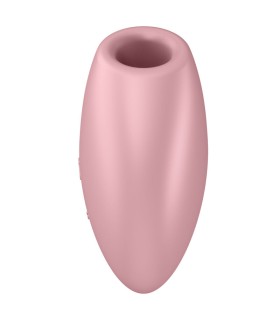SATISFYER CUTIE HEART ESTIMULADOR Y VIBRADOR ROSA