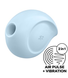 SATISFYER SUGAR RUSH ESTIMULADOR Y VIBRADOR AZUL