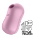SATISFYER COTTON CANDY ESTIMULADOR Y VIBRADOR LILA