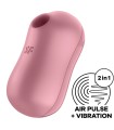 SATISFYER - COTTON CANDY ESTIMULADOR Y VIBRADOR LILA