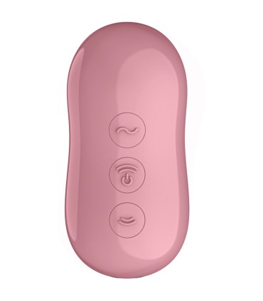 SATISFYER COTTON CANDY ESTIMULADOR Y VIBRADOR ROSA