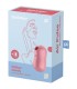 SATISFYER COTTON CANDY ESTIMULADOR Y VIBRADOR ROSA
