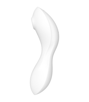 SATISFYER CURVY TRINITY 5 ESTIMULADOR Y VIBRADOR APP BLANCO