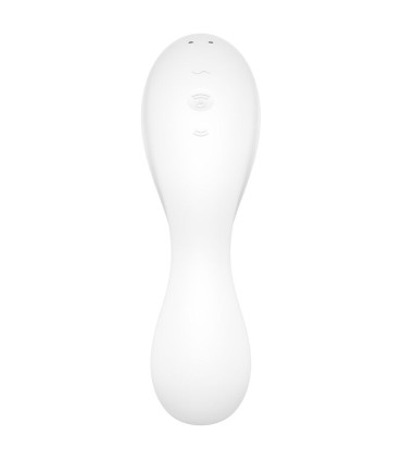 SATISFYER CURVY TRINITY 5 ESTIMULADOR Y VIBRADOR APP BLANCO