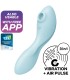 SATISFYER CURVY TRINITY 5 ESTIMULADOR Y VIBRADOR APP AZUL