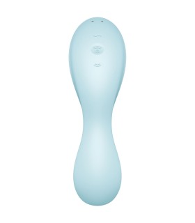SATISFYER CURVY TRINITY 5 ESTIMULADOR Y VIBRADOR APP AZUL