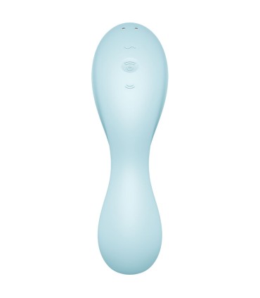 SATISFYER CURVY TRINITY 5 ESTIMULADOR Y VIBRADOR APP AZUL
