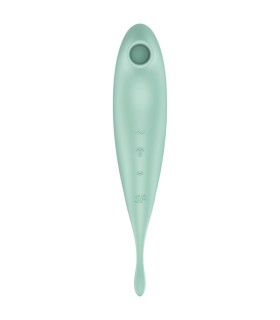 SATISFYER TWIRLING PRO ESTIMULADOR Y VIBRADOR APP VERDE