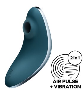 SATISFYER VULVA LOVER 1 ESTIMULADOR Y VIBRADOR AZUL