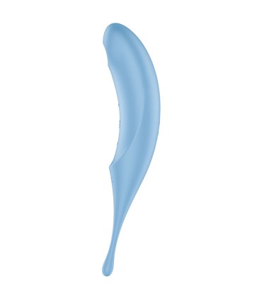 SATISFYER TWIRLING PRO ESTIMULADOR Y VIBRADOR AZUL