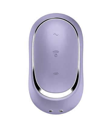 SATISFYER PRO TO GO 2 ESTIMULADOR Y VIBRADOR DOBLE VIOLETA