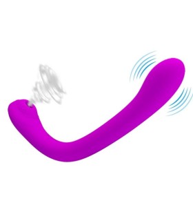 PRETTY LOVE ALEX VIBRADOR Y SUCCIONADOR DE CLITORIS LILA