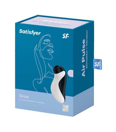 SATISFYER ORCA AIR PULSE STIMULATOR VIBRATION