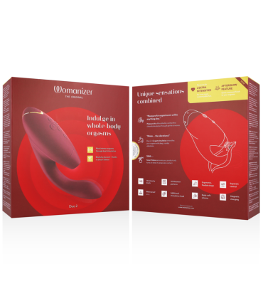 WOMANIZER DUO 2 ESTIMULADOR BURDEOS