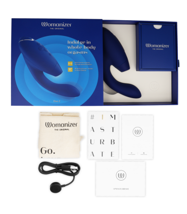 WOMANIZER DUO 2 ESTIMULADOR AZUL