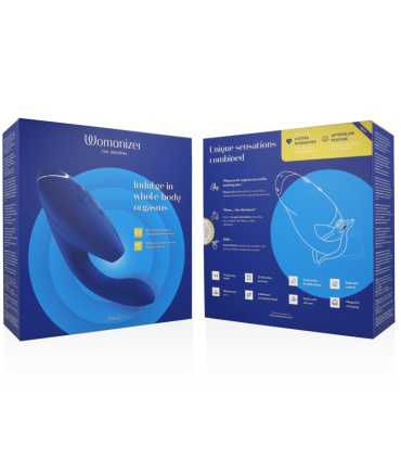 WOMANIZER DUO 2 ESTIMULADOR AZUL