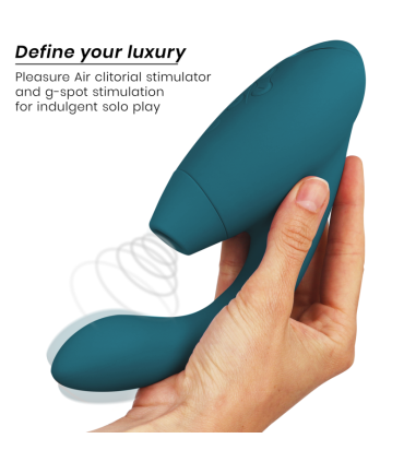 WOMANIZER DUO 2 ESTIMULADOR AZUL PETROLEO
