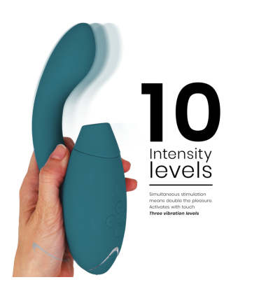 WOMANIZER DUO 2 ESTIMULADOR AZUL PETROLEO