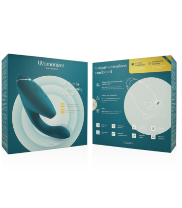 WOMANIZER DUO 2 ESTIMULADOR AZUL PETROLEO