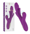 INTENSE - ATENEO VIBRADOR MULTIFUNCIÓN RECARGABLE 7 VIBRACIÓNES CON LENGUA OSCILANTE Y SUCCIONADOR MORADO