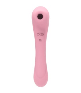 FEMINTIMATE DAISY MASSAGER SUCCIONADOR Y VIBRADOR ROSA