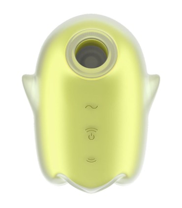 SATISFYER GLOWING GHOST AIR PULSE VIBRADOR AMARILLO