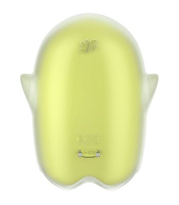 SATISFYER GLOWING GHOST AIR PULSE VIBRADOR AMARILLO