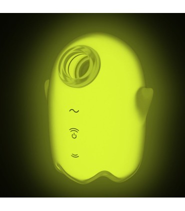 SATISFYER GLOWING GHOST AIR PULSE VIBRADOR AMARILLO