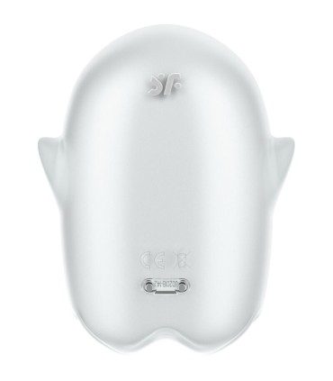 SATISFYER GLOWING GHOST AIR PULSE VIBRADOR BLANCO