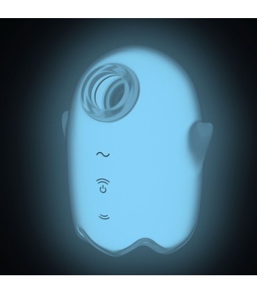 SATISFYER GLOWING GHOST AIR PULSE VIBRADOR BLANCO