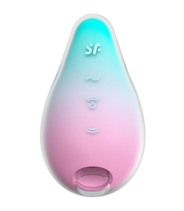SATISFYER MERMAID VIBES ESTIMULADOR VIBRADOR MENTA Y ROSA