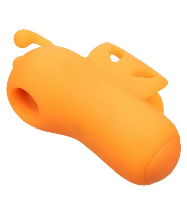 CALEXOTICS NEON VIBES THE BUZZING VIBE ESTIMULADOR DE DEDO 10 VIBRACIONES NARANJA