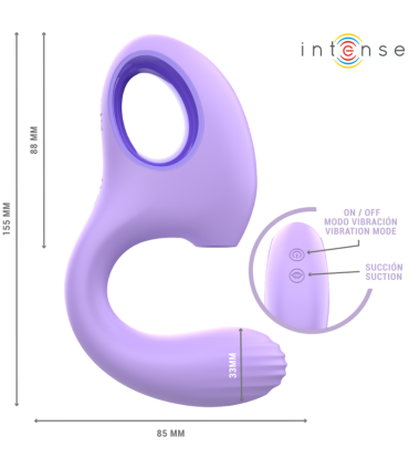 INTENSE BAXTER VIBRADOR ESTIMULADOR VIOLETA