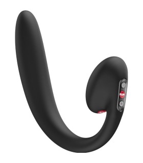 FUN FACTORY CRESCENDO DOBLE VIBRADOR INSERTABLE AIR PULSE NEGRO