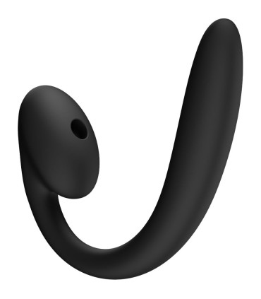 FUN FACTORY CRESCENDO DOBLE VIBRADOR INSERTABLE AIR PULSE NEGRO