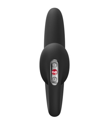 FUN FACTORY CRESCENDO DOBLE VIBRADOR INSERTABLE AIR PULSE NEGRO