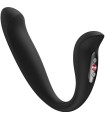 FUN FACTORY - VELOCE DOBLE VIBRADOR INSERTABLE AIR PULSE NEGRO