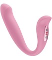FUN FACTORY - VELOCE DOBLE VIBRADOR INSERTABLE AIR PULSE ROSA