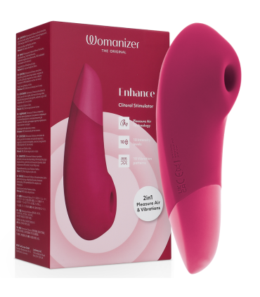 WOMANIZER ENHANCE ESTIMULADOR DE CLITORIS ROSA VIBRANTE