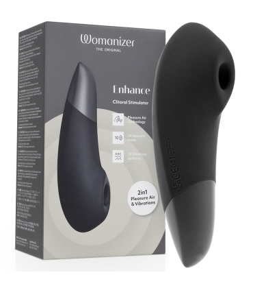 WOMANIZER ENHANCE ESTIMULADOR DE CLITORIS NEGRO