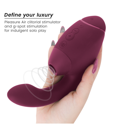 WOMANIZER DUO NEXT ESTIMULADOR VIBRADOR DUAL CLITORIS PUNTOG ROSA