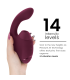 WOMANIZER DUO NEXT ESTIMULADOR VIBRADOR DUAL CLITORIS PUNTOG ROSA