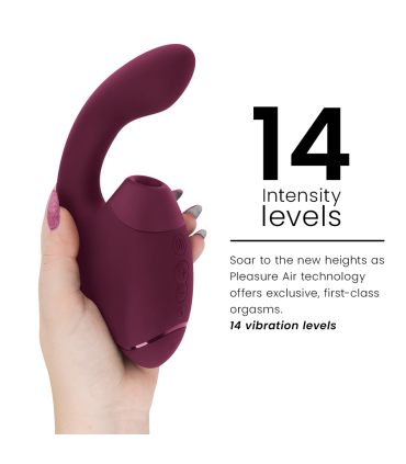 WOMANIZER DUO NEXT ESTIMULADOR VIBRADOR DUAL CLITORIS PUNTOG ROSA