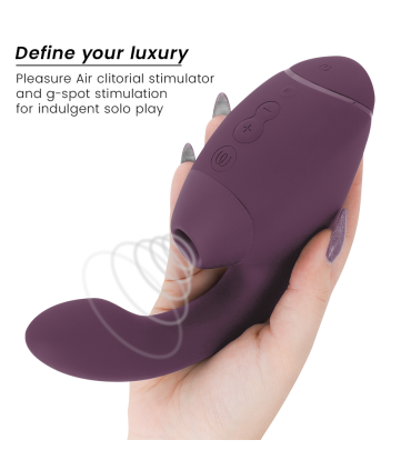 WOMANIZER DUO NEXT ESTIMULADOR VIBRADOR DUAL CLITORIS PUNTOG MORADO