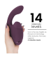 WOMANIZER DUO NEXT ESTIMULADOR VIBRADOR DUAL CLITORIS PUNTOG MORADO