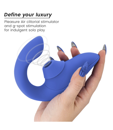 WOMANIZER BLEND ESTIMULADOR VIBRADOR RABBIT AZUL
